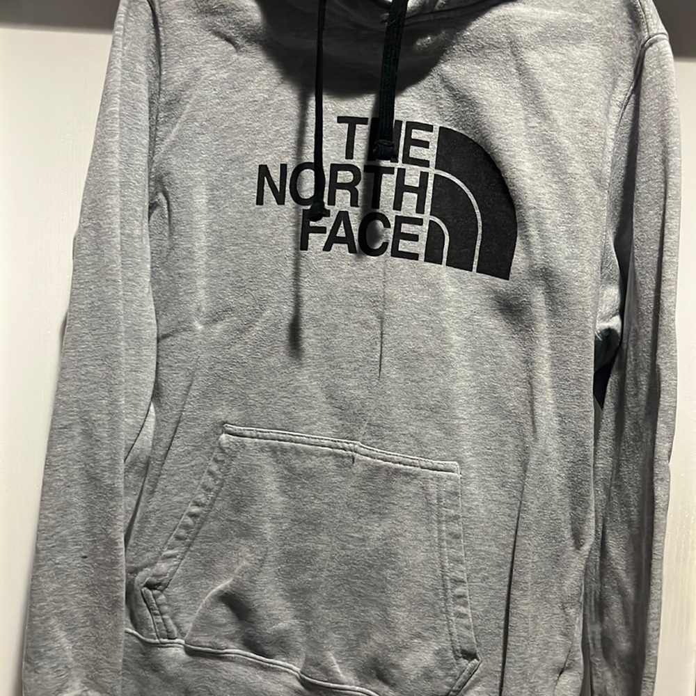 North face gray hoodie